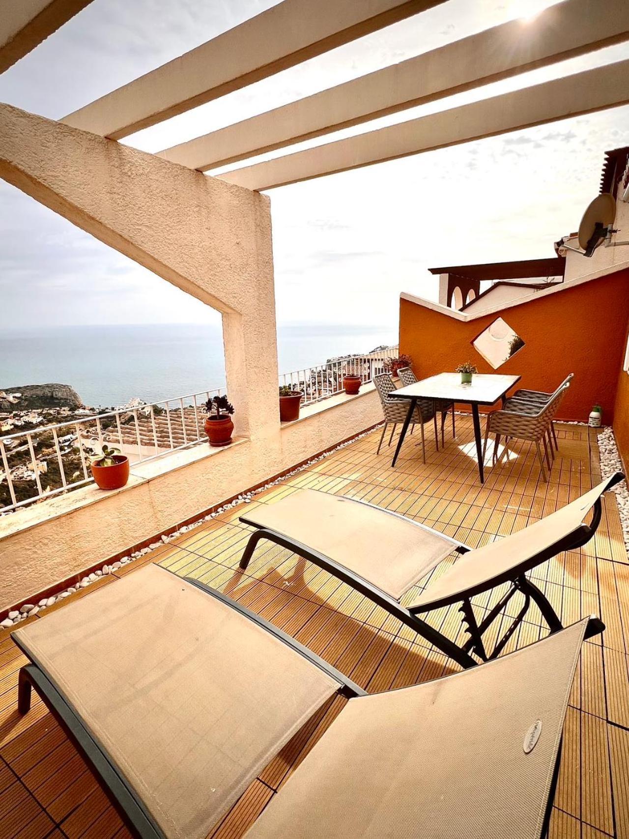 Apartamento Con Vistas Al Mar Cumbre Del Sol By Alterhome Bagian luar foto