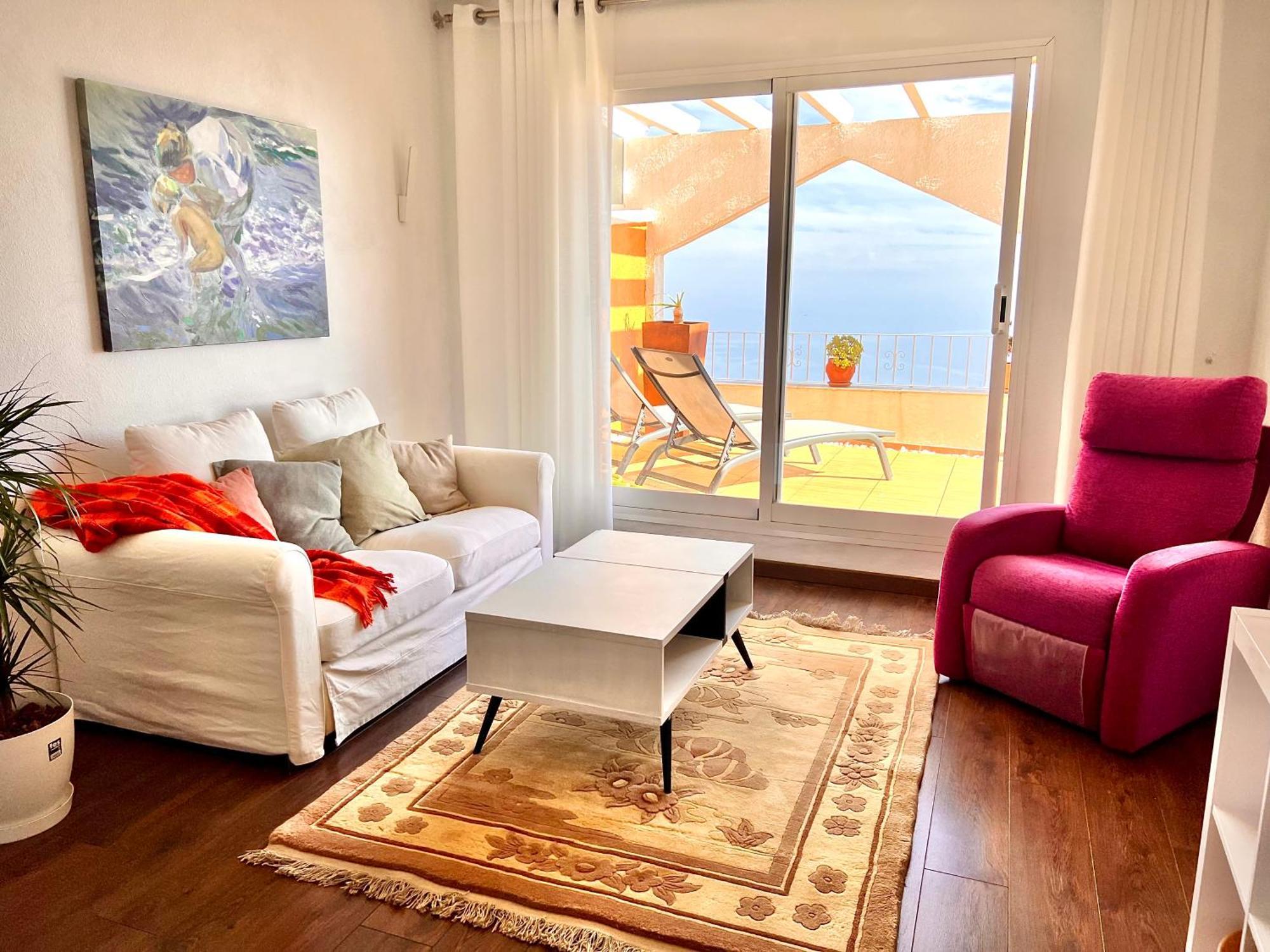 Apartamento Con Vistas Al Mar Cumbre Del Sol By Alterhome Bagian luar foto
